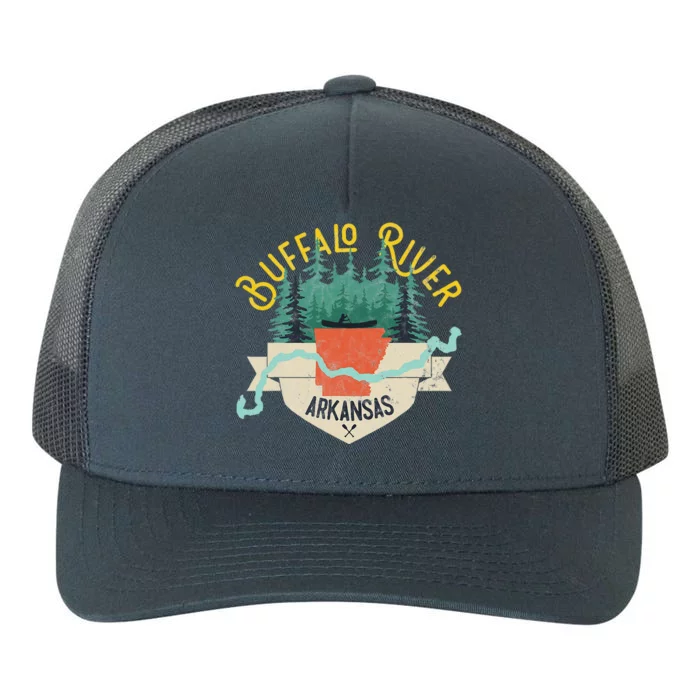 Buffalo River Arkansas National Park River Yupoong Adult 5-Panel Trucker Hat