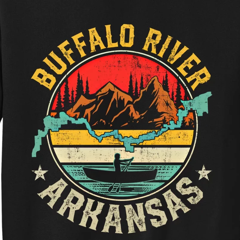 Buffalo River Arkansas National Park River Floating Kayak Cute Gift Tall Sweatshirt