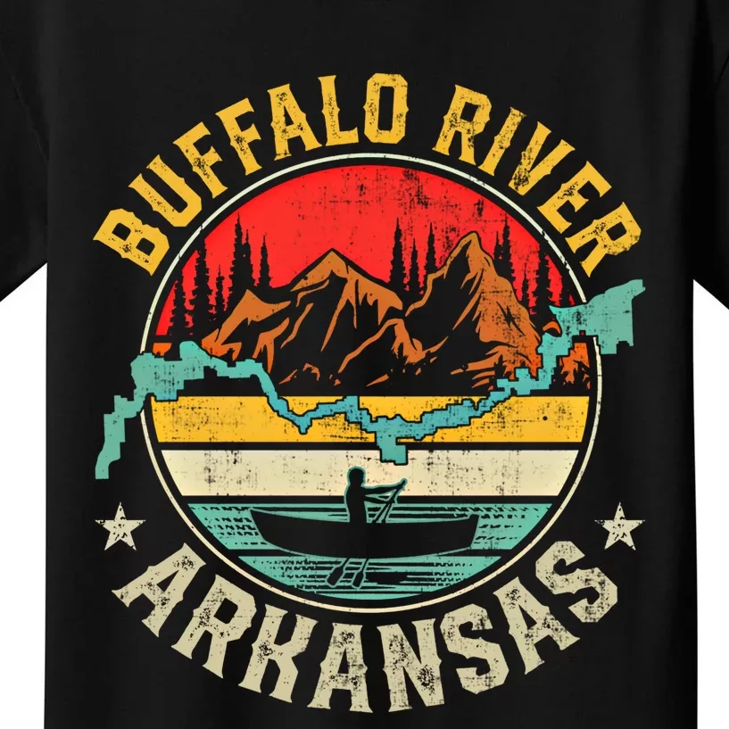 Buffalo River Arkansas National Park River Floating Kayak Cute Gift Kids T-Shirt