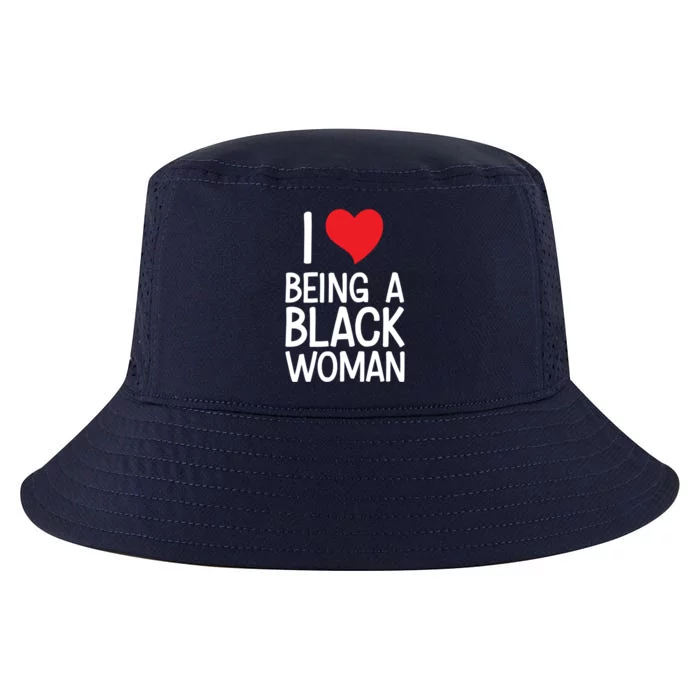 Black Rights African American Cool Gift I Love Being A Black Cute Gift Cool Comfort Performance Bucket Hat