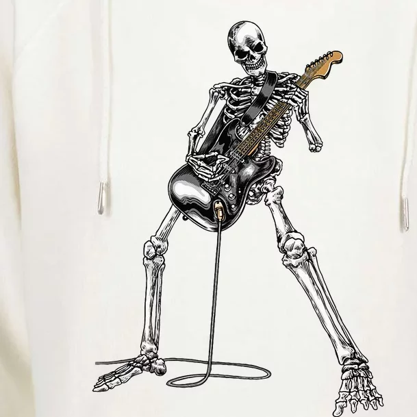 Band Rock And Roll Guitar For Men Band Tee Womens Funnel Neck Pullover Hood