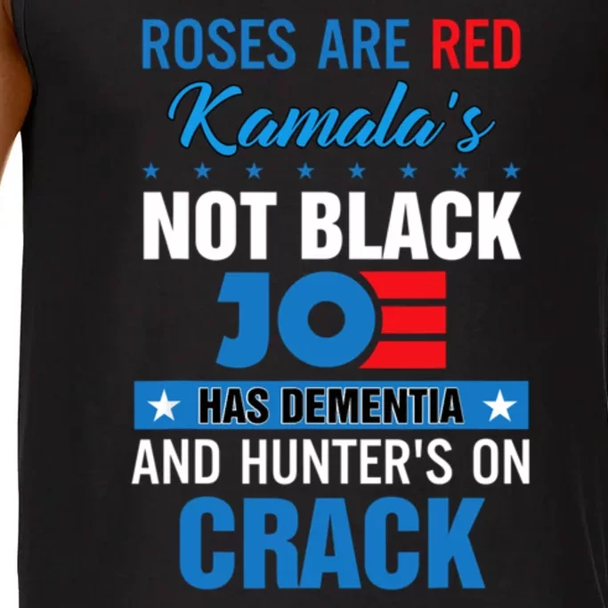 Biden Roses Are Red Kamalas Not Black Joe Comfort Colors® Tank Top