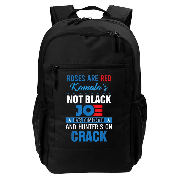 Biden Roses Are Red Kamala Not Black Joe Daily Commute Backpack