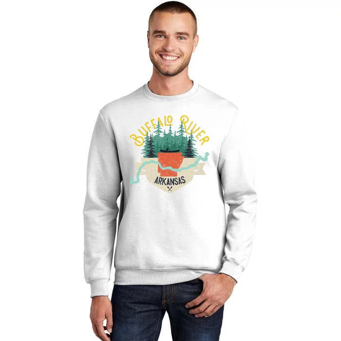 Buffalo River Arkansas National Park River Floating Kayak Sweatshirt