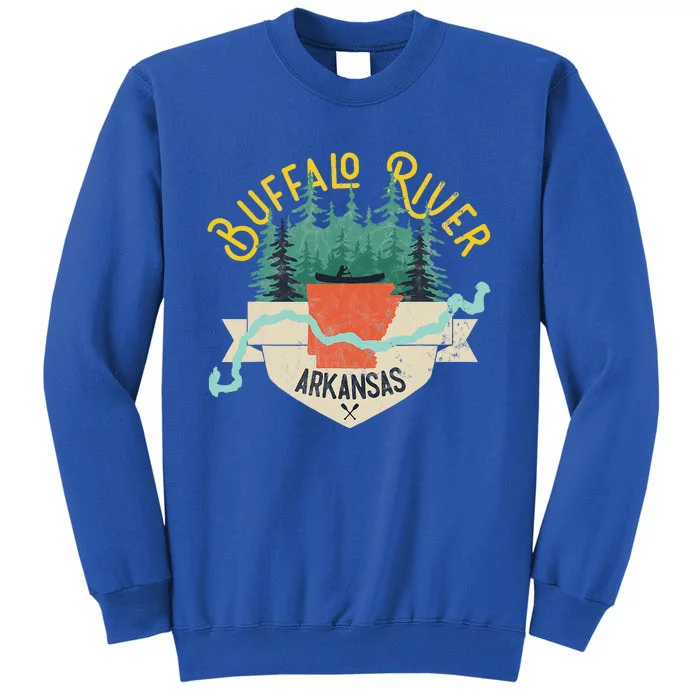 Buffalo River Arkansas National Park River Floating Kayak Sweatshirt