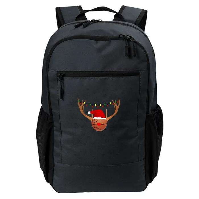 Basketball Reindeer Antlers Christmas Basketball Xmas Gift Daily Commute Backpack