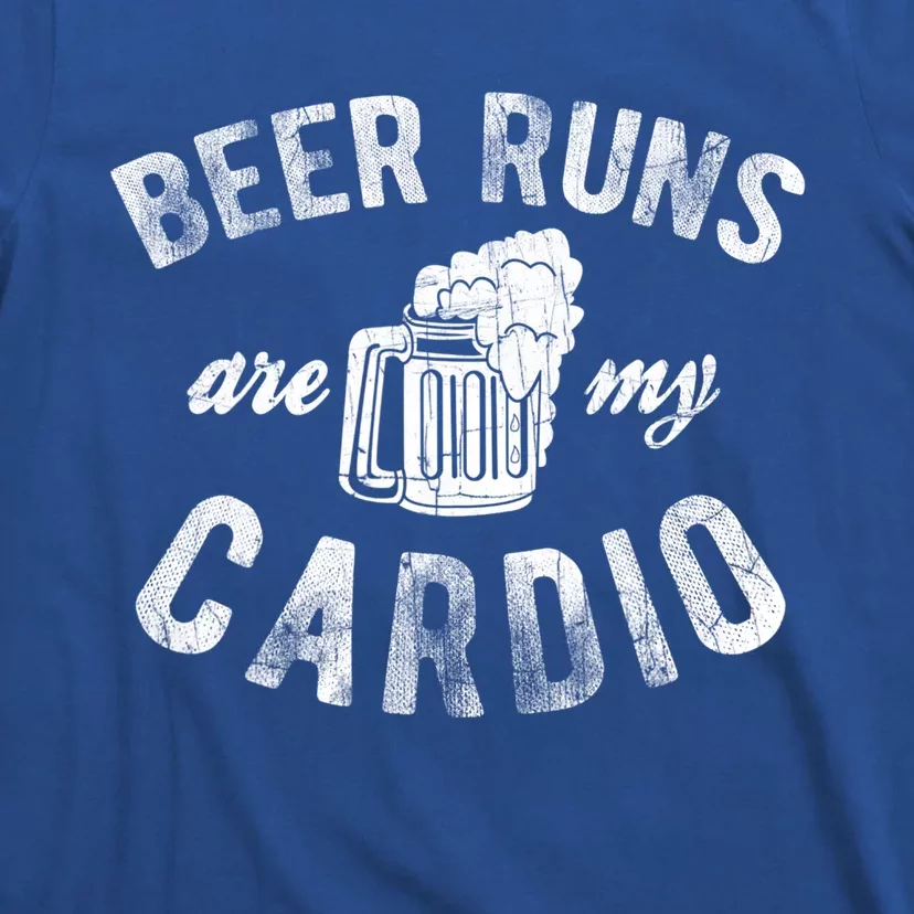 Beer Runs Are My Cardio Mug With Foam Graphic Gift T-Shirt