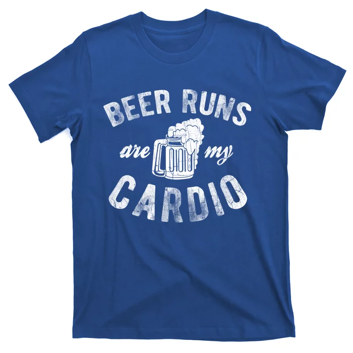 Beer Runs Are My Cardio Mug With Foam Graphic Gift T-Shirt