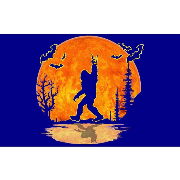 Bigfoot Rock And Roll Sasquatch Believers Halloween Bumper Sticker