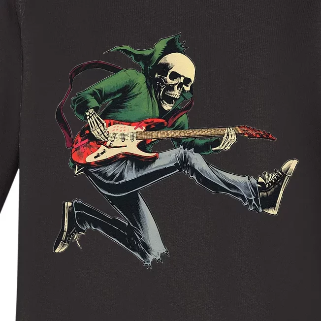 Band Rock And Roll Guitar S For Men Band Baby Long Sleeve Bodysuit