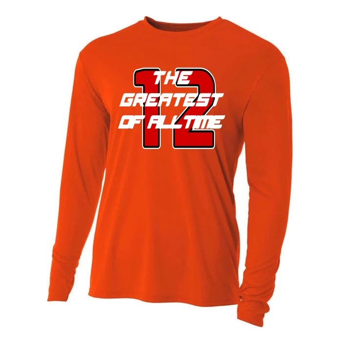 Brady 12 GOAT The Greatest Of All Time Cooling Performance Long Sleeve Crew