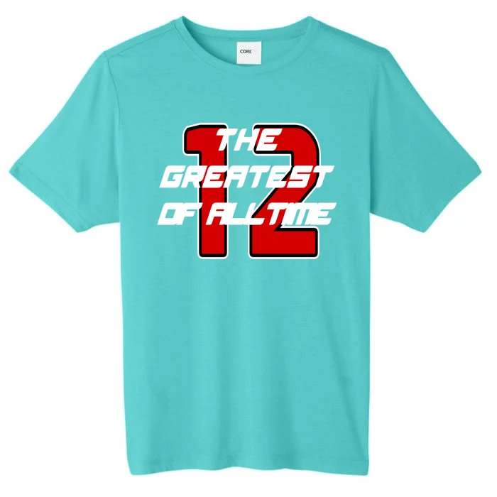 Brady 12 GOAT The Greatest Of All Time ChromaSoft Performance T-Shirt