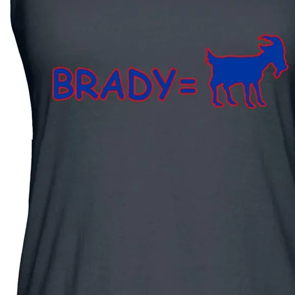 Brady Equals The Goat New England Ladies Essential Flowy Tank