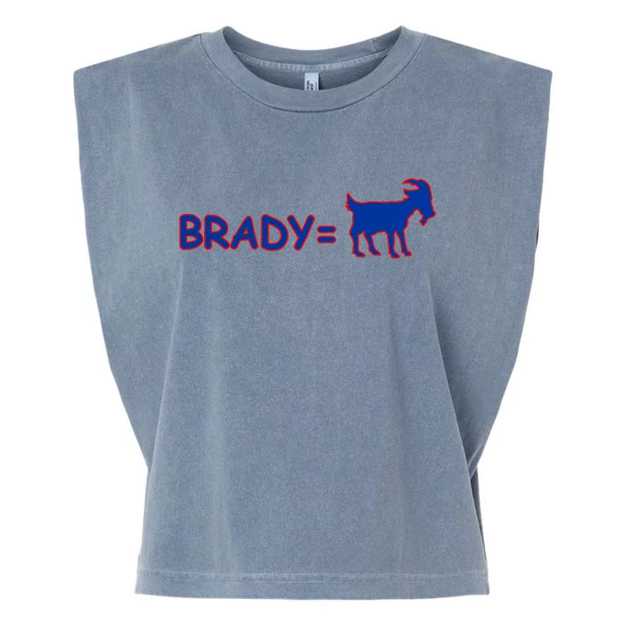 Brady Equals The Goat New England Garment-Dyed Women's Muscle Tee