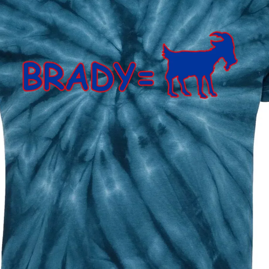 Brady Equals The Goat New England Kids Tie-Dye T-Shirt