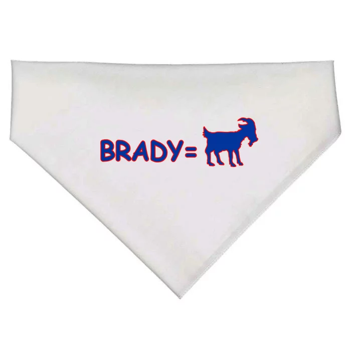 Brady Equals The Goat New England USA-Made Doggie Bandana