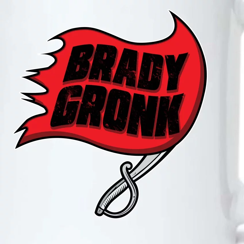 Brady Gronk Tampa Bay Flag Black Color Changing Mug