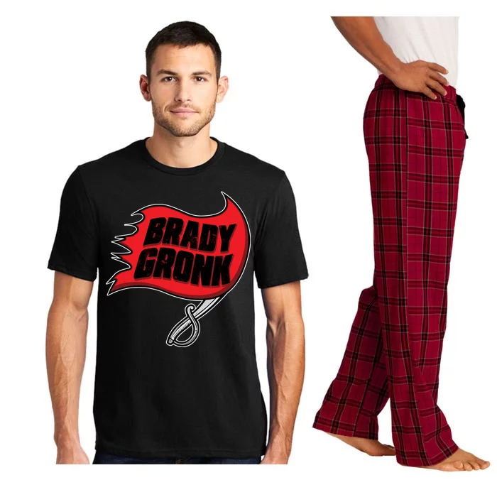 Brady Gronk Tampa Bay Flag Pajama Set