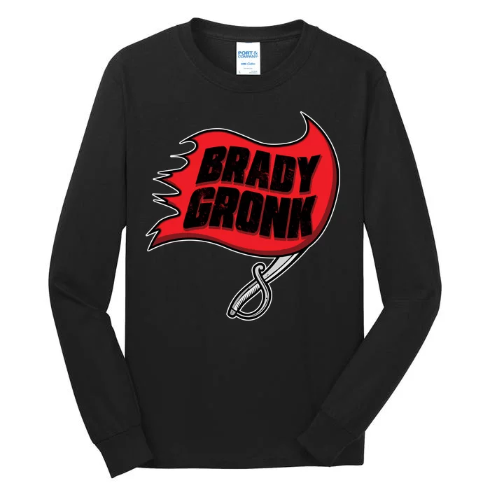 Brady Gronk Tampa Bay Flag Tall Long Sleeve T-Shirt