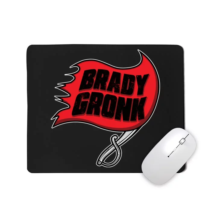 Brady Gronk Tampa Bay Flag Mousepad