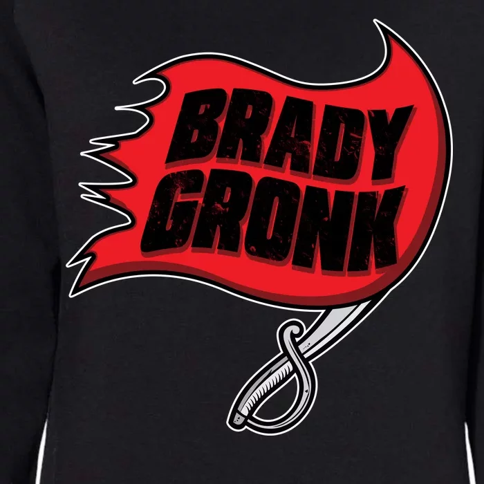 Brady Gronk Tampa Bay Flag Womens California Wash Sweatshirt