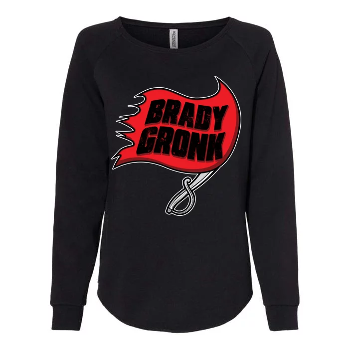 Brady Gronk Tampa Bay Flag Womens California Wash Sweatshirt