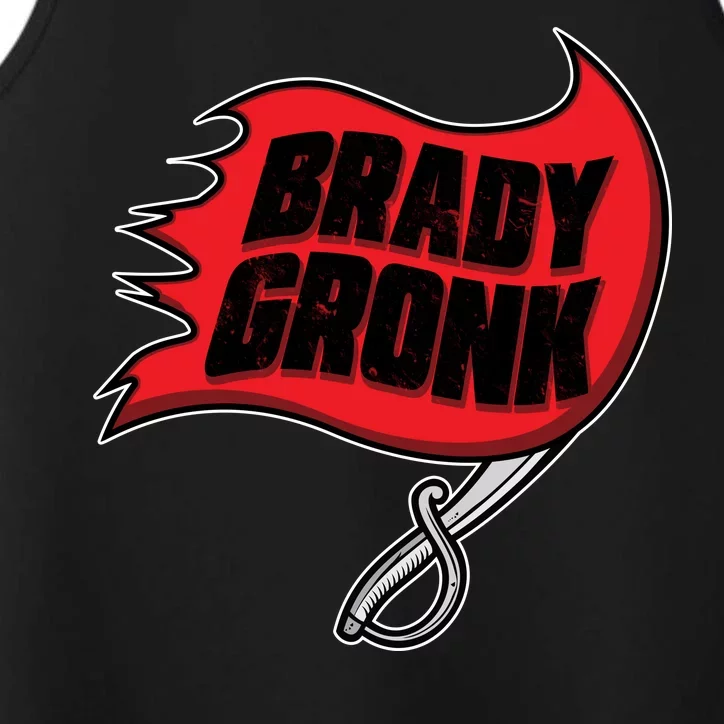 Brady Gronk Tampa Bay Flag Performance Tank