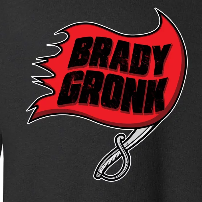 Brady Gronk Tampa Bay Flag Toddler Sweatshirt