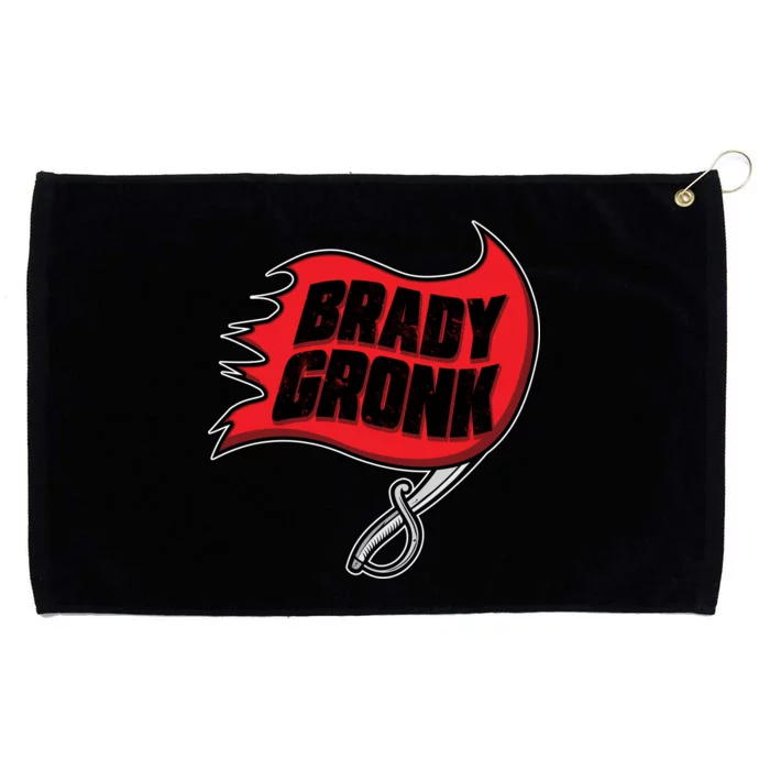 Brady Gronk Tampa Bay Flag Grommeted Golf Towel