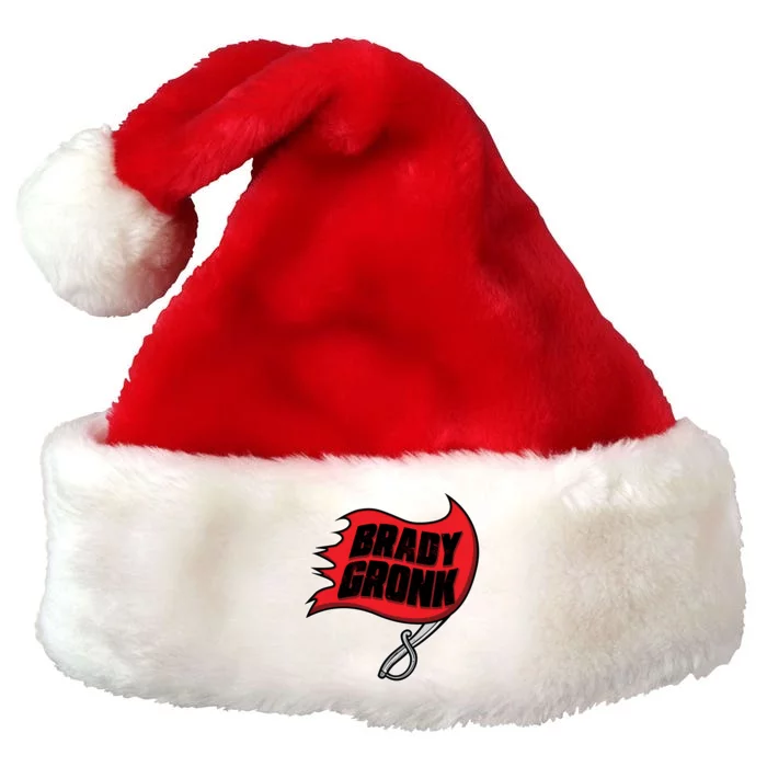 Brady Gronk Tampa Bay Flag Premium Christmas Santa Hat