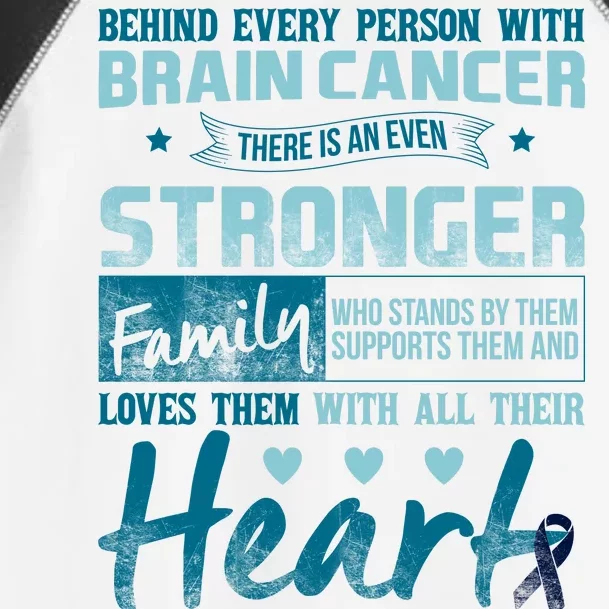 Brain Cancer Awareness Strong Family Toddler Fine Jersey T-Shirt