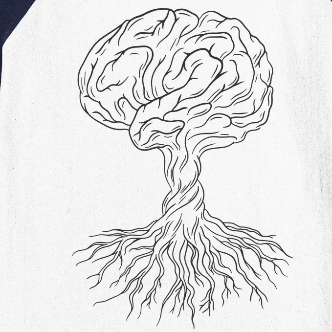 Brain Tree Baseball Sleeve Shirt