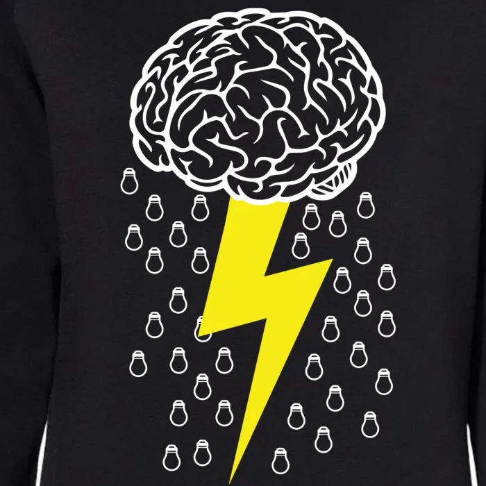 Brainstorm Lightning Cloud Womens California Wash Sweatshirt