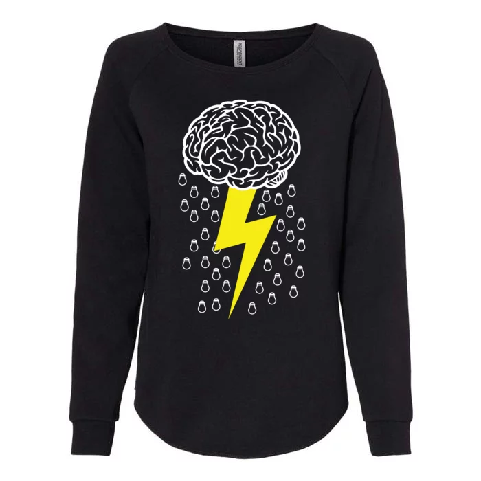 Brainstorm Lightning Cloud Womens California Wash Sweatshirt