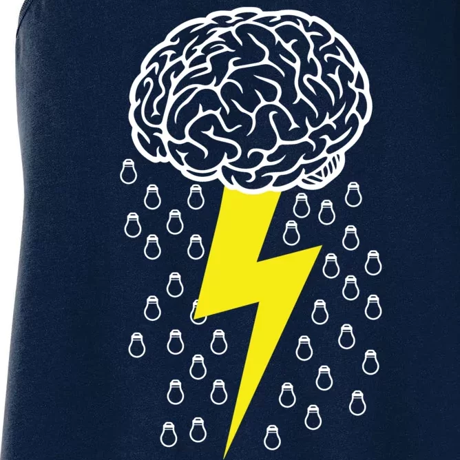 Brainstorm Lightning Cloud Women's Racerback Tank