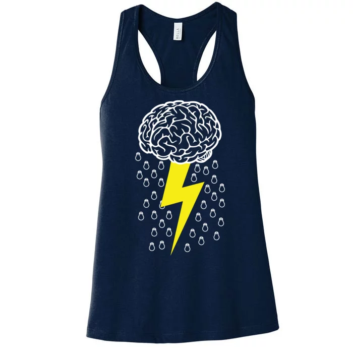 Brainstorm Lightning Cloud Women's Racerback Tank