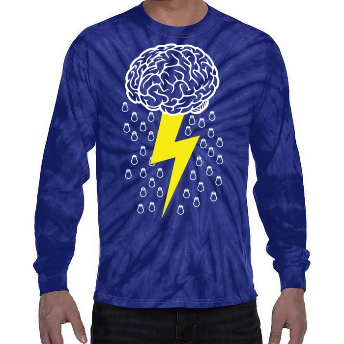 Brainstorm Lightning Cloud Tie-Dye Long Sleeve Shirt