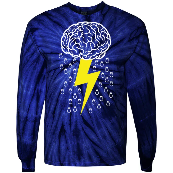 Brainstorm Lightning Cloud Tie-Dye Long Sleeve Shirt