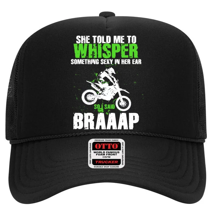 BRAPPP Motocross High Crown Mesh Trucker Hat