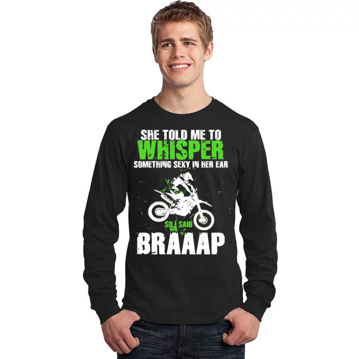 BRAPPP Motocross Tall Long Sleeve T-Shirt