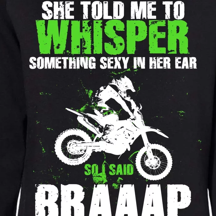 BRAPPP Motocross Womens California Wash Sweatshirt