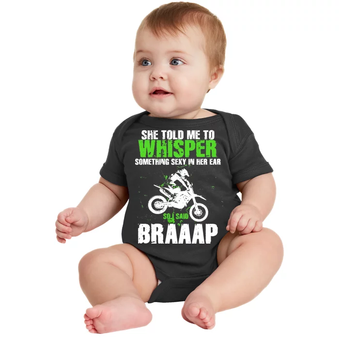 BRAPPP Motocross Baby Bodysuit