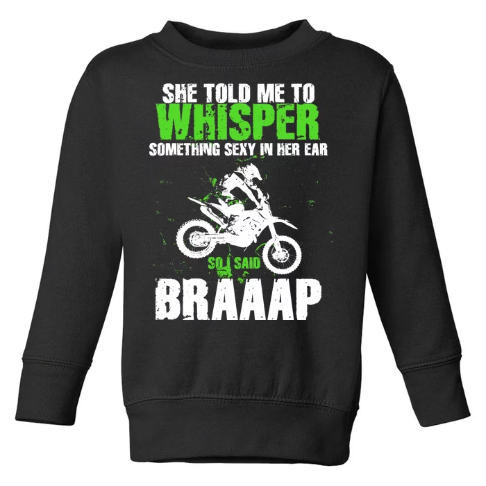 BRAPPP Motocross Toddler Sweatshirt