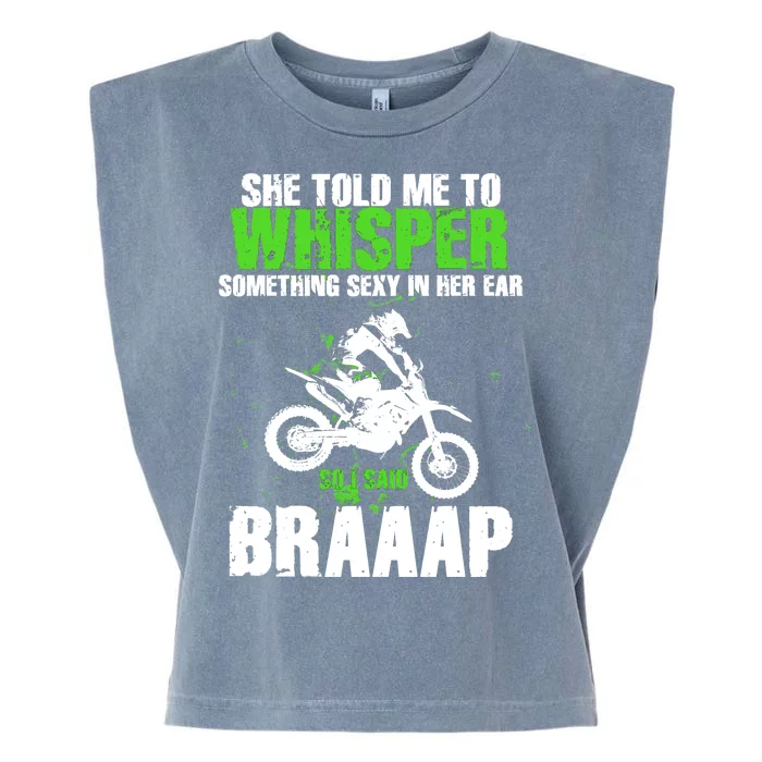 BRAPPP Motocross Garment-Dyed Women's Muscle Tee