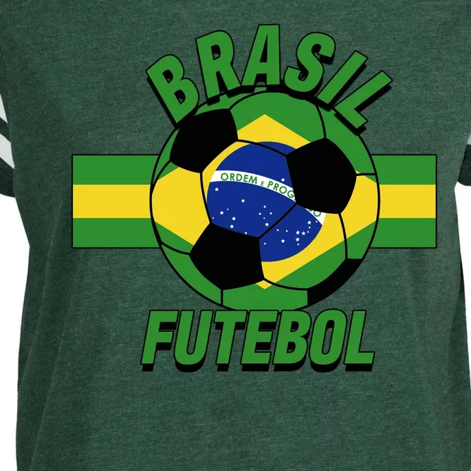 Brasil Futebol Brazil Soccer Enza Ladies Jersey Football T-Shirt