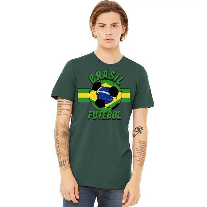 Brasil Futebol Brazil Soccer Premium T-Shirt