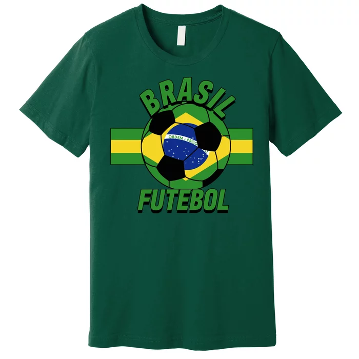 Brasil Futebol Brazil Soccer Premium T-Shirt