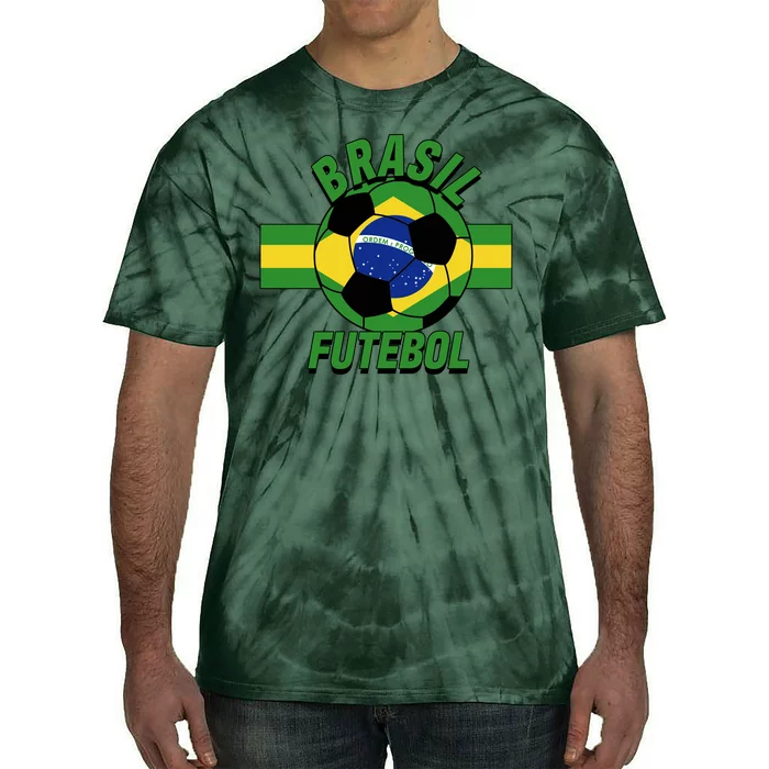 Brasil Futebol Brazil Soccer Tie-Dye T-Shirt