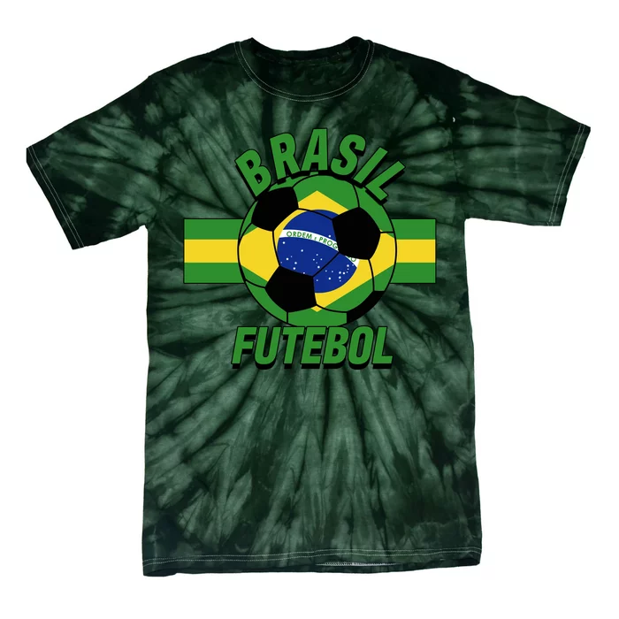 Brasil Futebol Brazil Soccer Tie-Dye T-Shirt