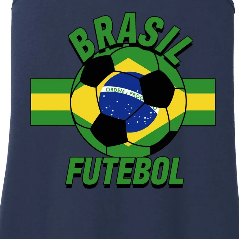 Brasil Futebol Brazil Soccer Ladies Essential Tank